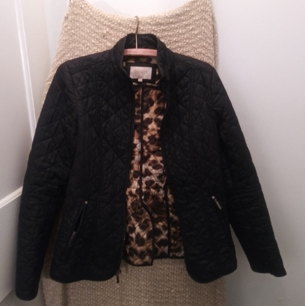 Laundry by Shelli Regal XS Quilted Jacket Front Zipper Women's Lightweight Warm